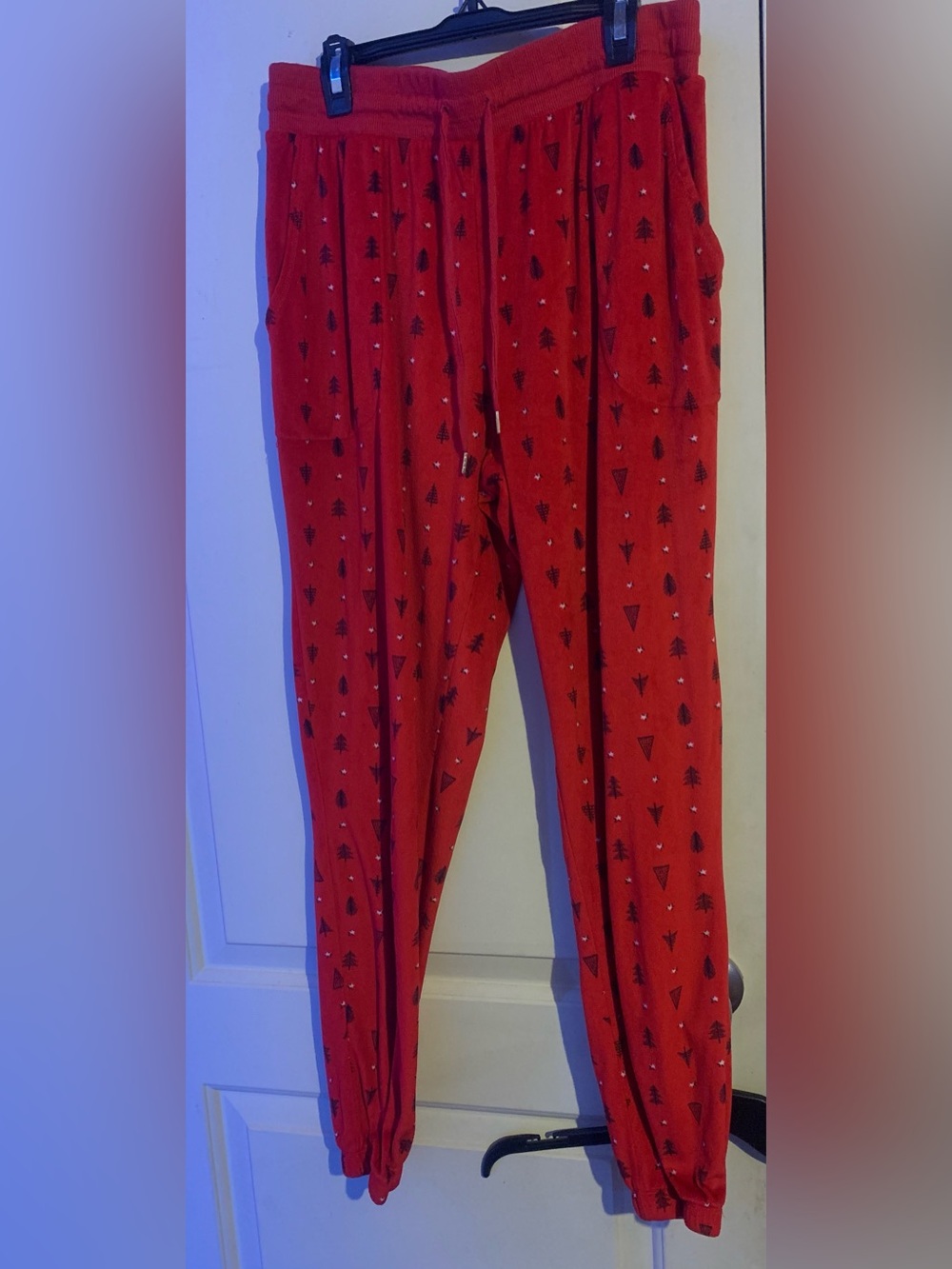 Secret Treasures Red Holiday Print Lounge Pants